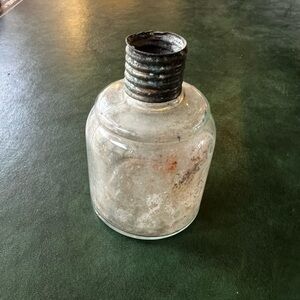 Antique Vintage Sanford’s Glass Inkwell